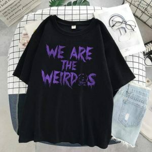 Y2K Grunge Aesthetic Weirdos T-Shirt - Cute Tops for Unique Styles