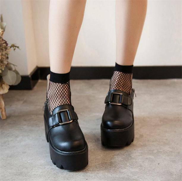 Y2K Harajuku Platform Shoes: Cute Tops & Grunge Aesthetic Vibes