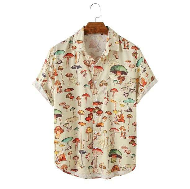 Y2K Mushroom Species Shirt - Cute Tops for Coquette & Grunge Aesthetic