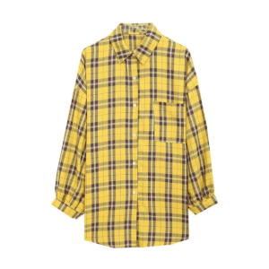 Y2K Preppy Plaid Shirt - Cute Tops for Coquette & Grunge Aesthetic