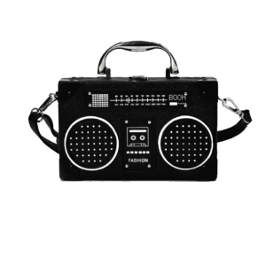 Y2K Retro Radio Style Handbag - Cute Pastel Goth & Grunge Aesthetic