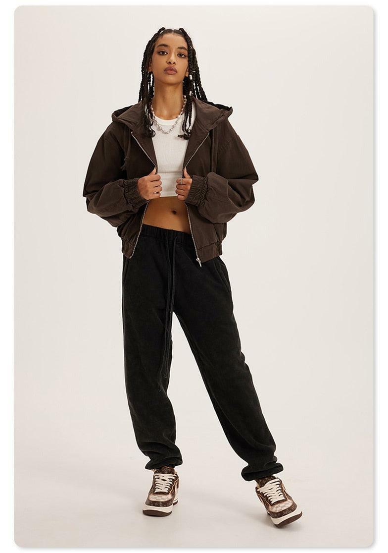 Y2K Retro Zip-Up Hoodie: Grunge Aesthetic & Cute Tops for Stylish Looks