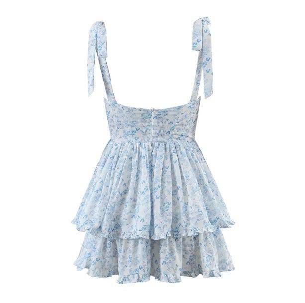 Y2K Summer Bouquet Aesthetic Dress - Cute Tops & Grunge Style Vibes