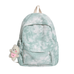 Y2K Tie Dye School Backpack - Cute Aesthetic Bag for Grunge & Coquette Styles