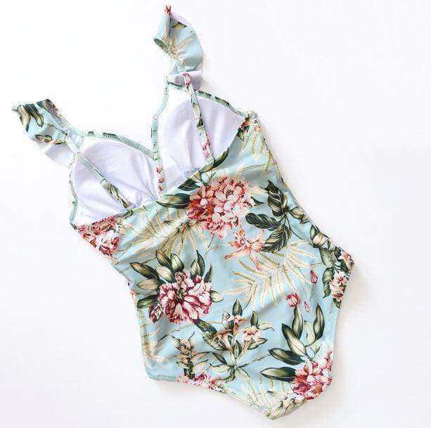 Y2K Vintage Flowers Swimwear: Cute Tops for Coquette & Grunge Aesthetic