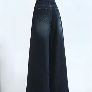 Y2K Wide Leg Jeans: Grunge Aesthetic & Coquette Style Essential